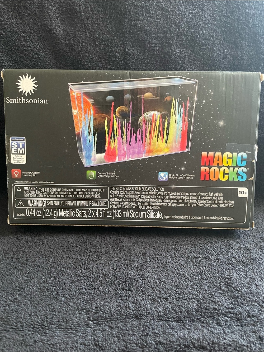 New Smithsonian Magic Rocks Crystal Growing Kit - Picture 3 of 6
